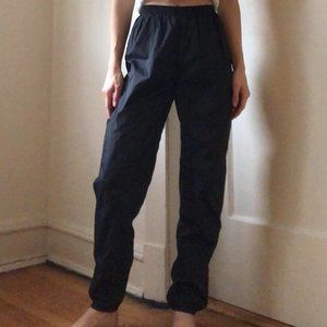 Women's XS Black Jogger "Garbage Bag" Dance Pants